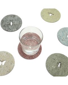 Insecten Onderzetters | Recycled Vilt
